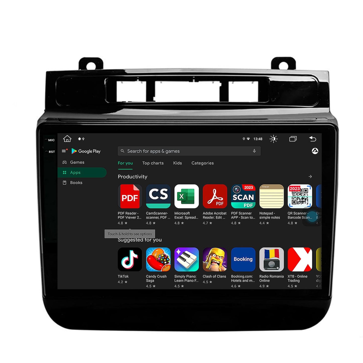 Navigatie Volkswagen Touareg (2010-2018), Android, V-Octacore / 4GB RAM + 64GB ROM, 9.5 Inch - AD-BGV9004+AD-BGRKIT051