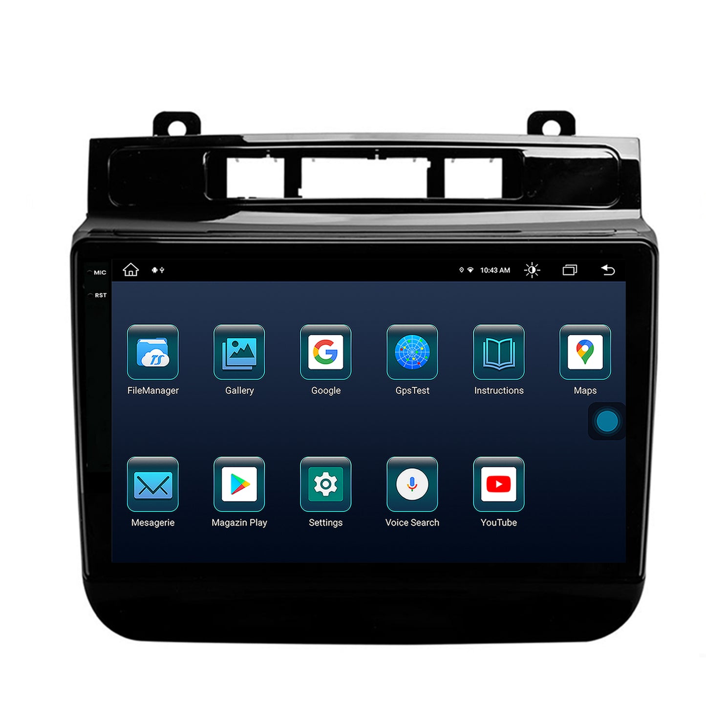Navigatie Volkswagen Touareg (2010-2018), Android, X-Octacore / 8GB RAM + 256GB ROM, 9.5 Inch - AD-BGX9008+AD-BGRKIT051