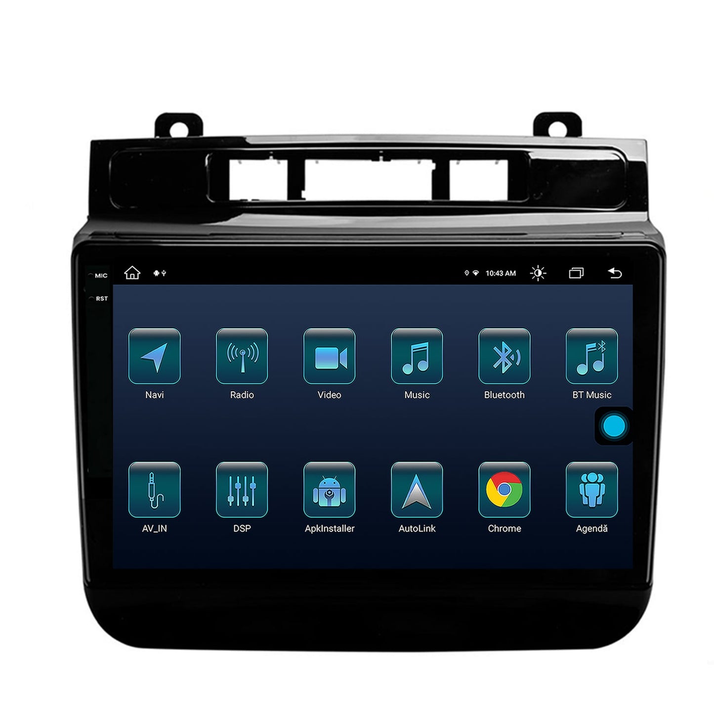 Navigatie Volkswagen Touareg (2010-2018), Android, X-Octacore / 8GB RAM + 256GB ROM, 9.5 Inch - AD-BGX9008+AD-BGRKIT051