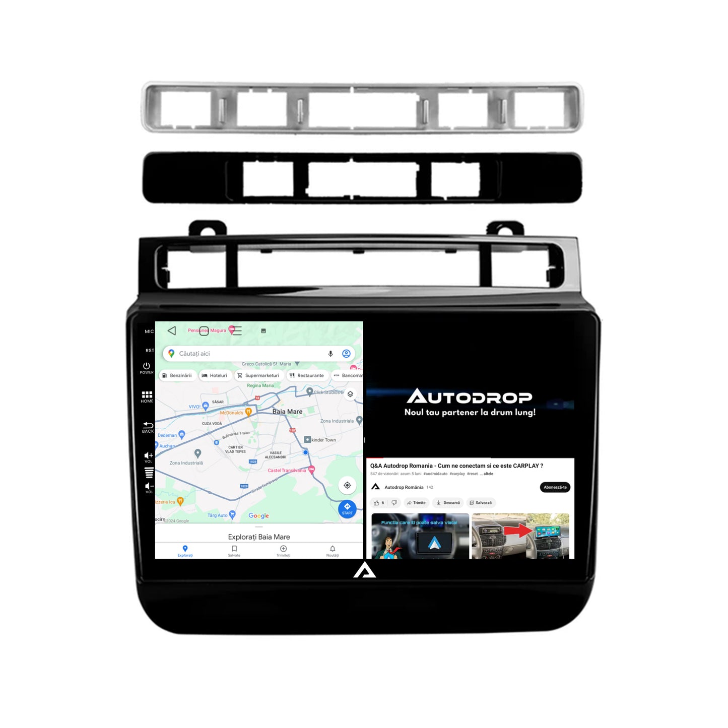 Navigatie Volkswagen Touareg (2010-2018), Android, P-Octacore / 2GB RAM + 32GB ROM, 9 Inch - AD-BGP9002+AD-BGRKIT051
