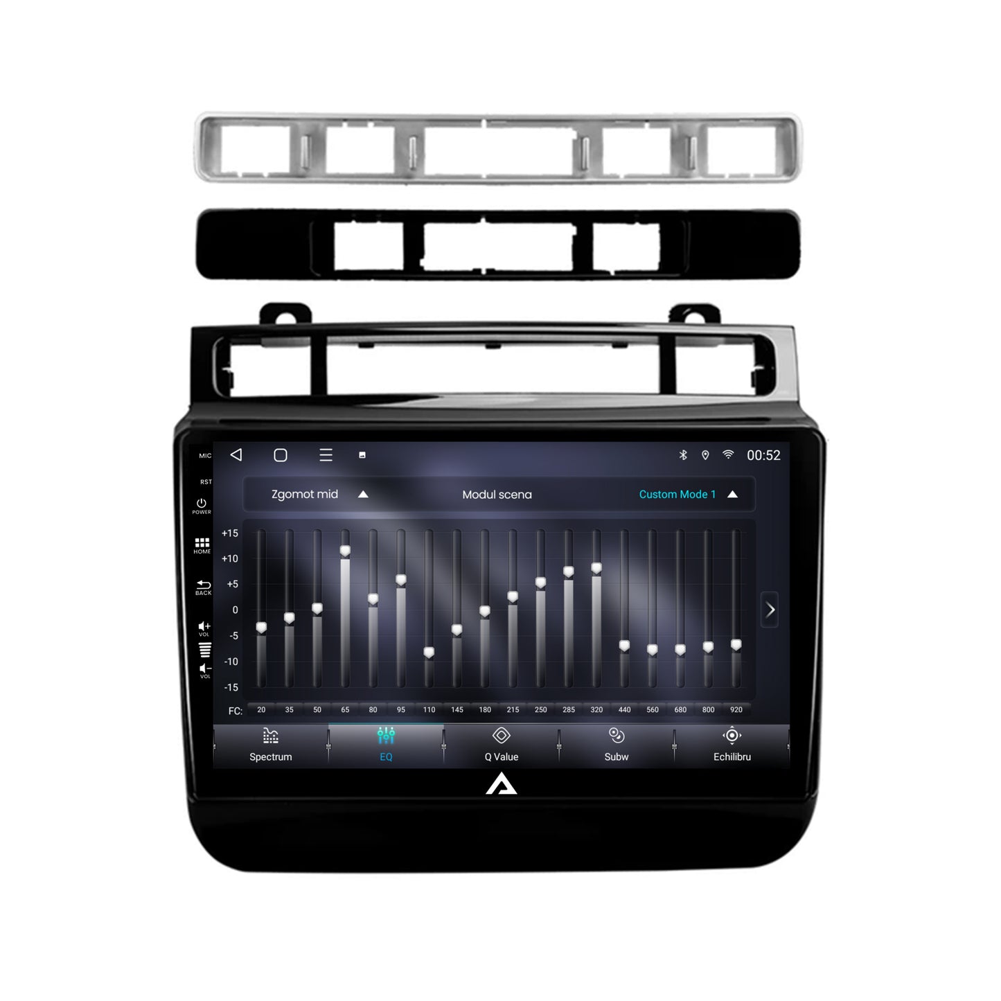 Navigatie Volkswagen Touareg (2010-2018), Android, P-Octacore / 2GB RAM + 32GB ROM, 9 Inch - AD-BGP9002+AD-BGRKIT051