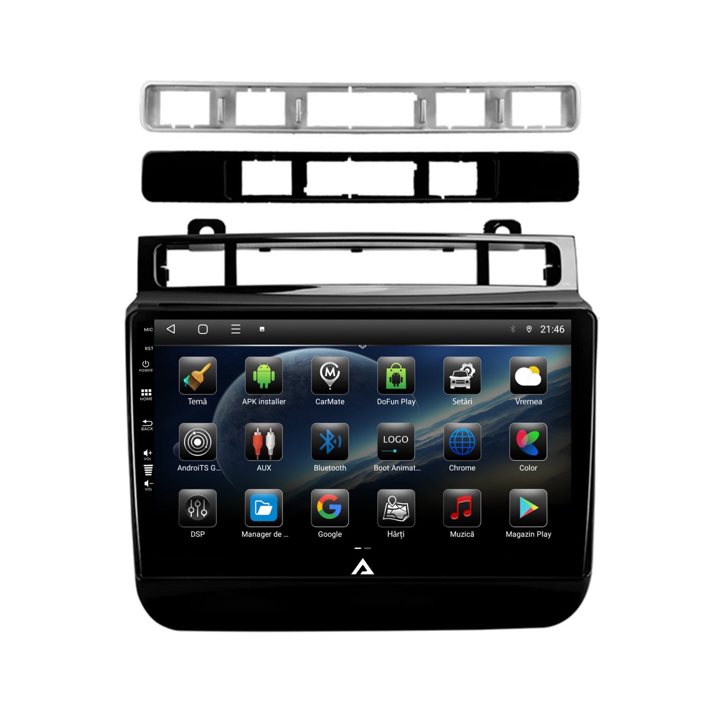 Navigatie Volkswagen Touareg (2010-2018), Android, P-Octacore / 2GB RAM + 32GB ROM, 9 Inch - AD-BGP9002+AD-BGRKIT051