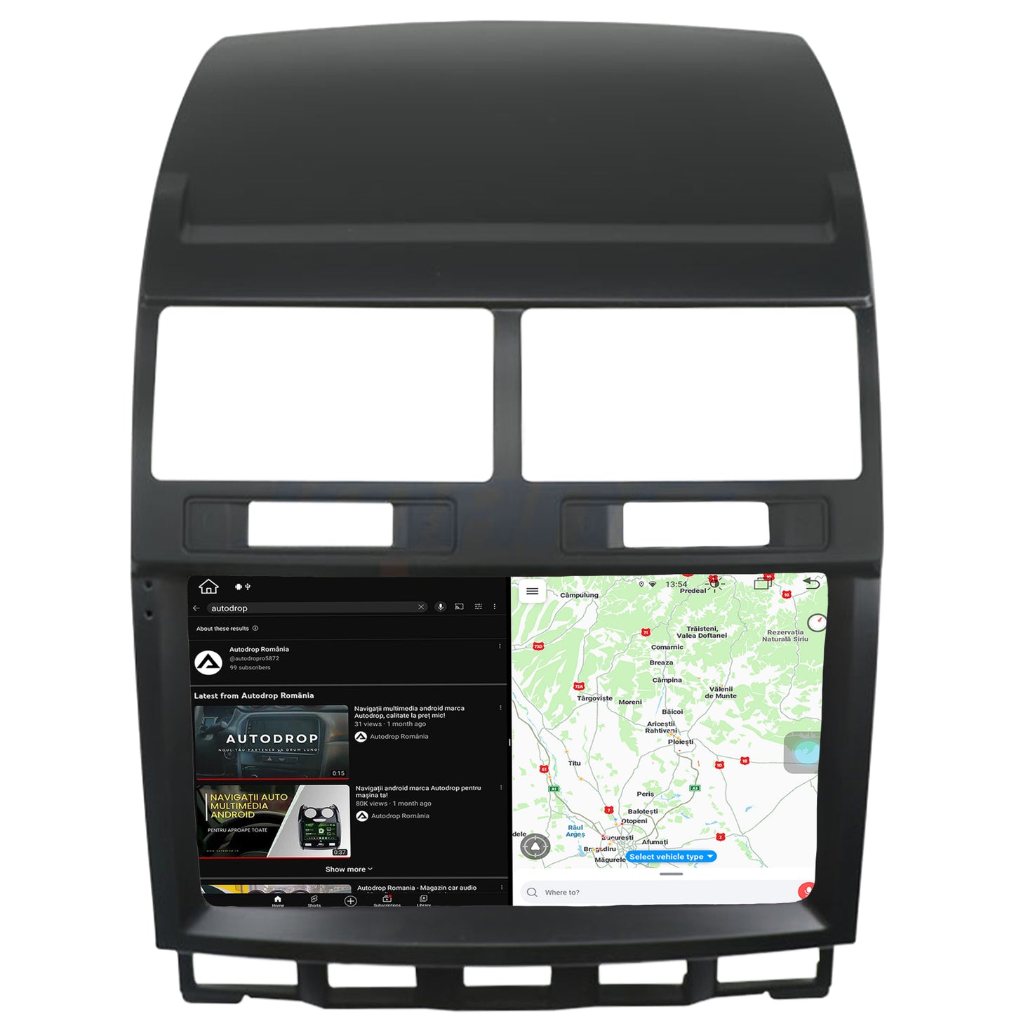 Navigatie Volkswagen Touareg, Android, Z-Octacore / 8GB RAM + 256GB ROM, 9 Inch - AD-BGZ9008+AD-BGRKIT050