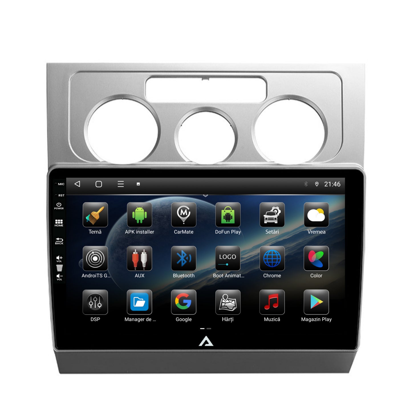 Navigatie Volkswagen Touran (2003-2010), Android, E-Octacore / 2GB RAM + 32GB ROM, 10.1 Inch - AD-BGE10002+AD-BGRKIT054