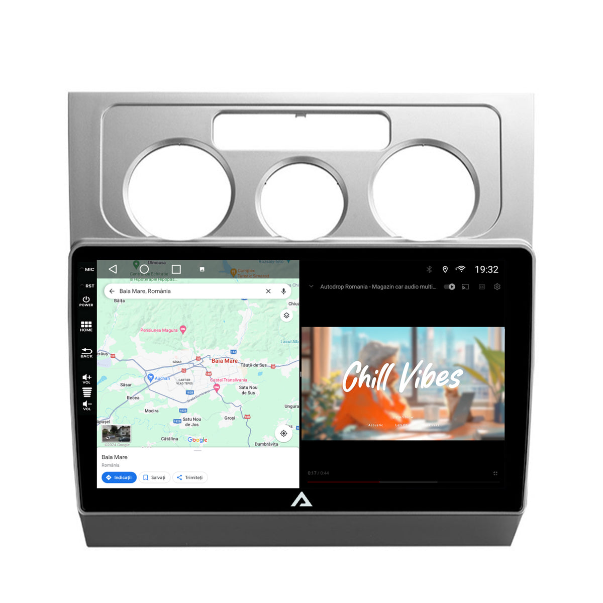 Navigatie Volkswagen Touran (2003-2010), Android, A-Octacore / 4GB RAM + 64GB ROM, 10.1 INCH - AD-BGA10004+AD-BGRKIT054