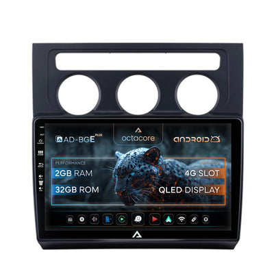 Navigatie Volkswagen Touran (2003-2010), Android, E-Octacore / 2GB RAM + 32GB ROM, 10.1 Inch - AD-BGE10002+AD-BGRKIT053
