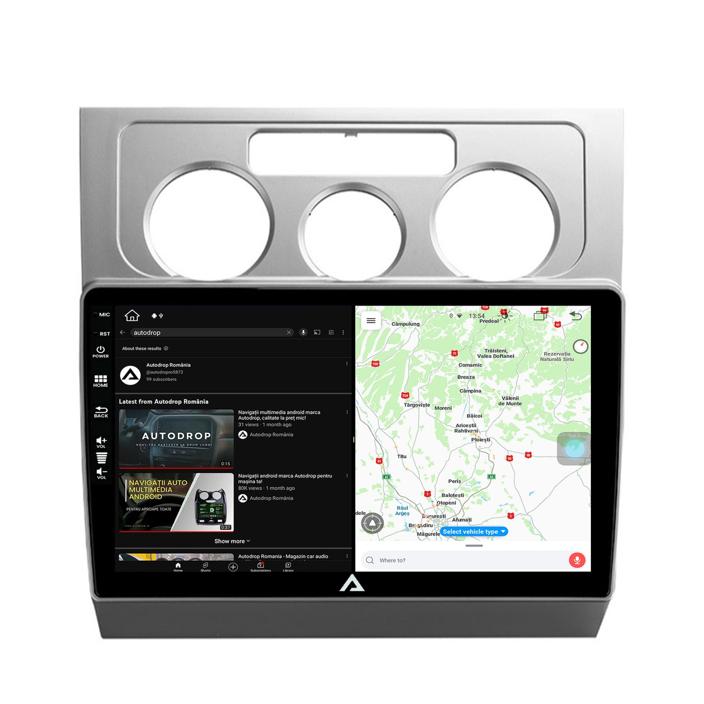 Navigatie Volkswagen Touran (2003-2010), Android, Z-Octacore / 8GB RAM + 256GB ROM, 10.1 INCH - AD-BGZ10008+AD-BGRKIT054