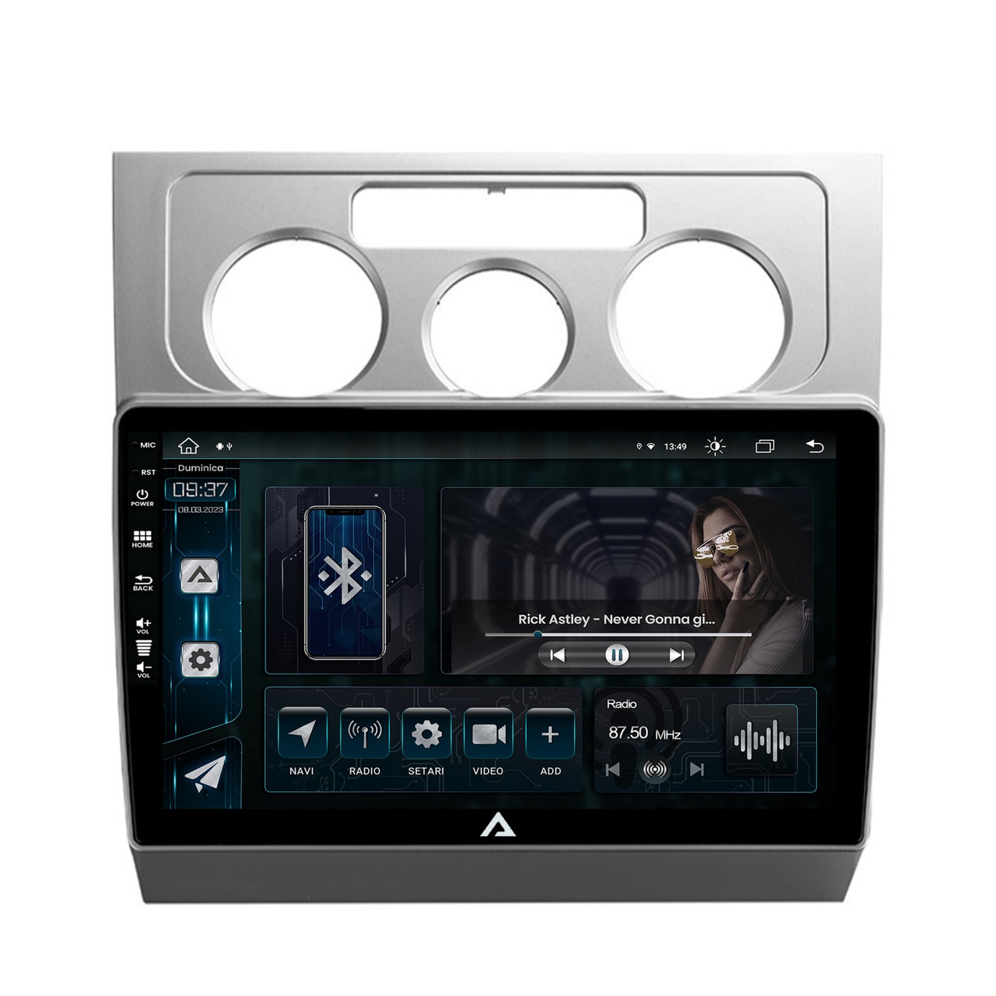 Navigatie Volkswagen Touran (2003-2010), Android, Z-Octacore / 8GB RAM + 256GB ROM, 10.1 INCH - AD-BGZ10008+AD-BGRKIT054
