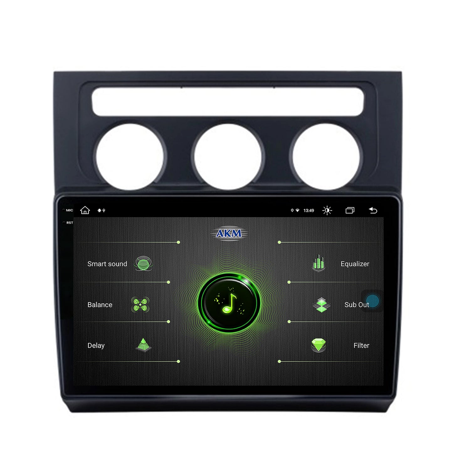 Navigatie Volkswagen Touran (2003-2010), Android, V-Octacore / 4GB RAM + 64GB ROM, 10.36 Inch - AD-BGV10004+AD-BGRKIT053