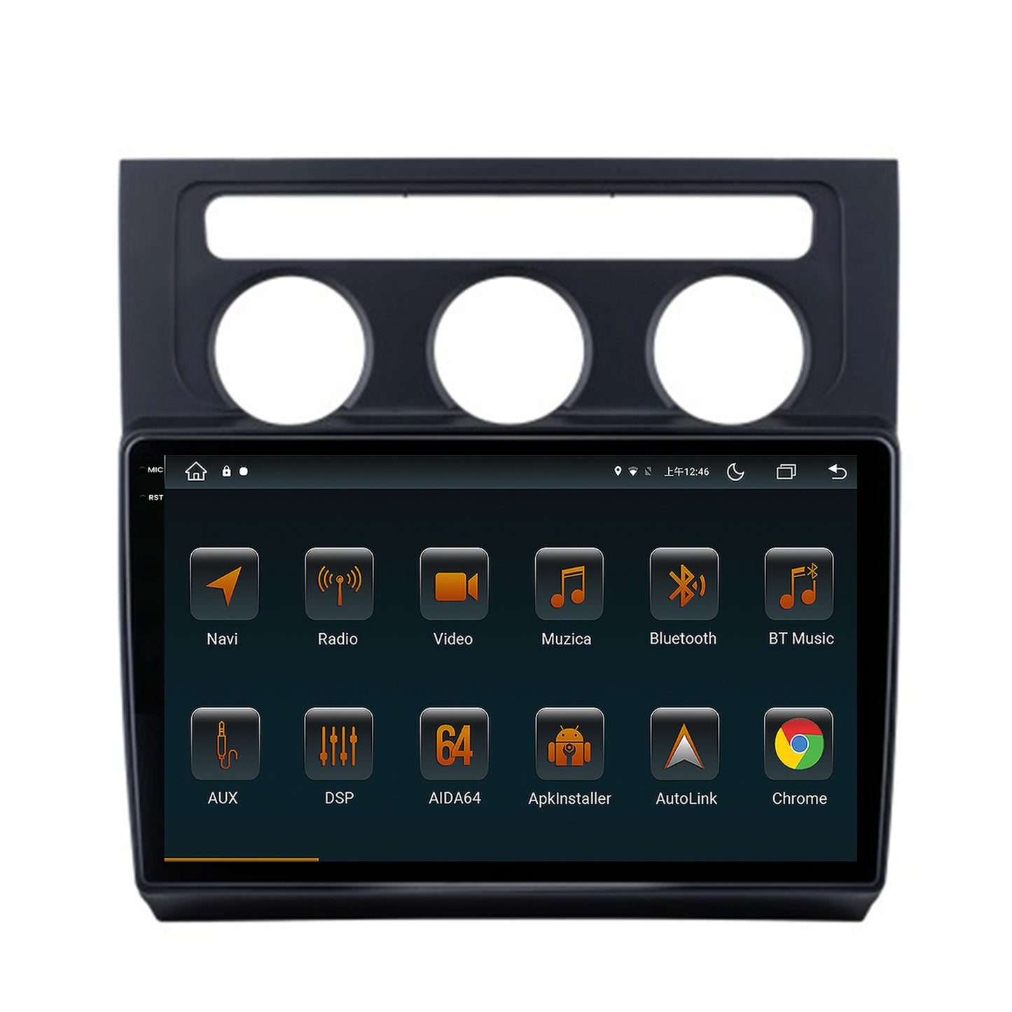 Navigatie Volkswagen Touran (2003-2010), Android, V-Octacore / 4GB RAM + 64GB ROM, 10.36 Inch - AD-BGV10004+AD-BGRKIT053