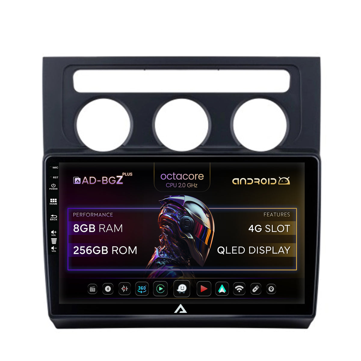 Navigatie Volkswagen Touran (2003-2010), Android, Z-Octacore / 8GB RAM + 256GB ROM, 10.1 INCH - AD-BGZ10008+AD-BGRKIT053