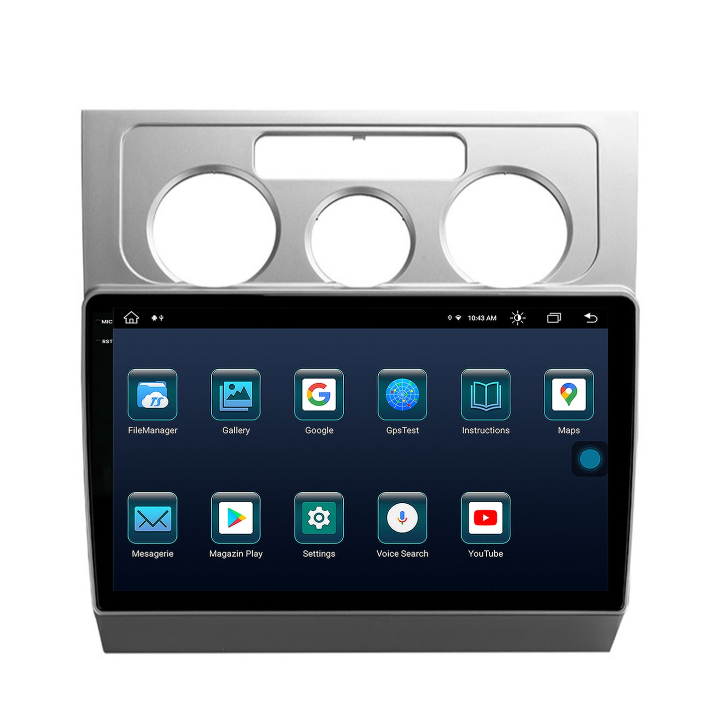 Navigatie Volkswagen Touran (2003-2010), Android, Z-Octacore / 8GB RAM + 256GB ROM, 10.36 Inch - AD-BGX10008+AD-BGRKIT054