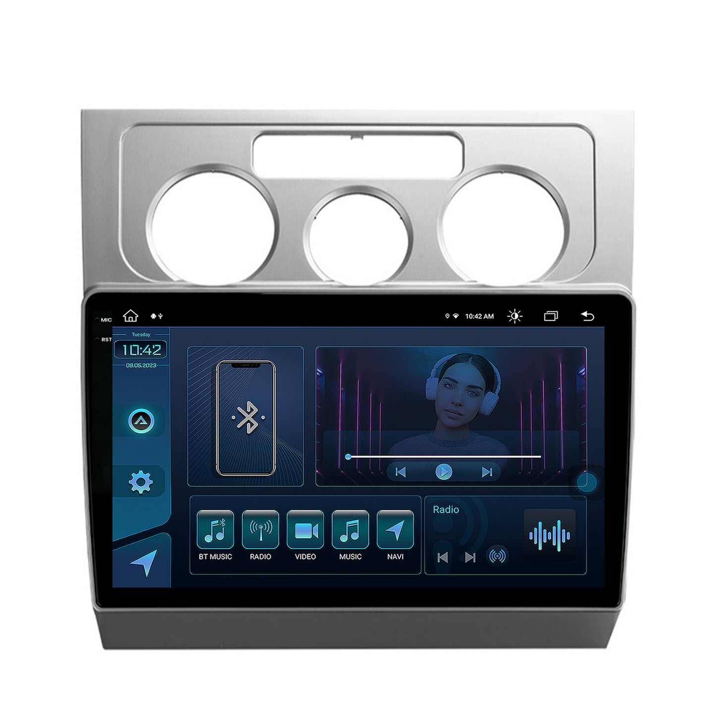 Navigatie Volkswagen Touran (2003-2010), Android, Z-Octacore / 8GB RAM + 256GB ROM, 10.36 Inch - AD-BGX10008+AD-BGRKIT054