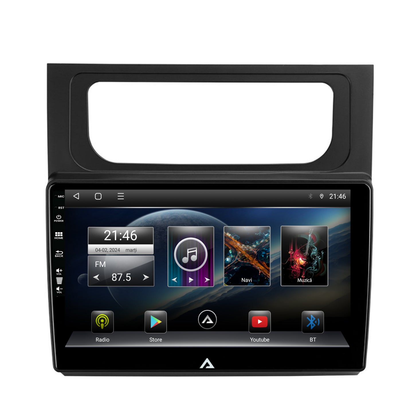 Navigatie Volkswagen Touran (2010-2016), Android, E-Octacore / 2GB RAM + 32GB ROM, 10.1 Inch - AD-BGE10002+AD-BGRKIT042