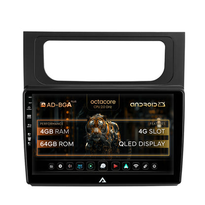 Navigatie Volkswagen Touran (2010-2016), Android, A-Octacore / 4GB RAM + 64GB ROM, 10.1 Inch - AD-BGA10004+AD-BGRKIT042