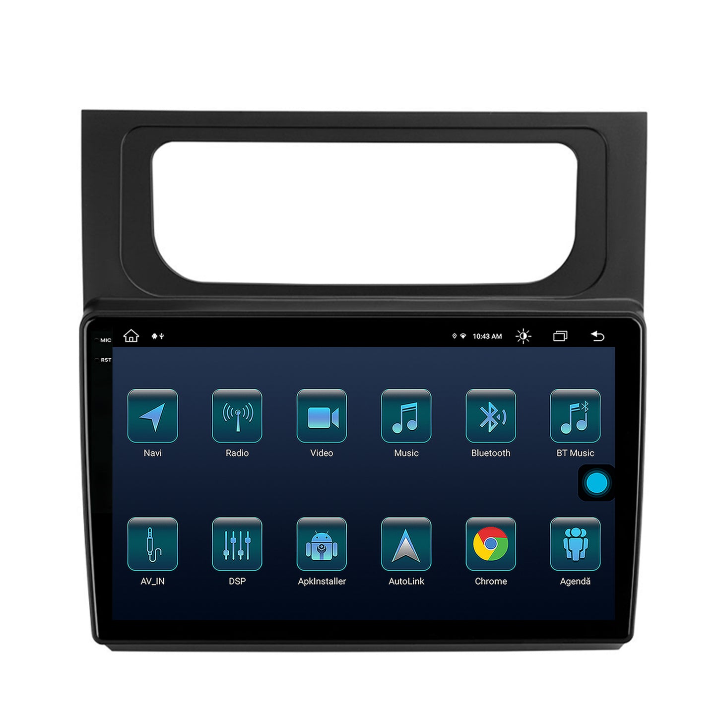 Navigatie Volkswagen Touran (2010-2016), Android, Z-Octacore / 8GB RAM + 256GB ROM, 10.36 Inch - AD-BGX10008+AD-BGRKIT042