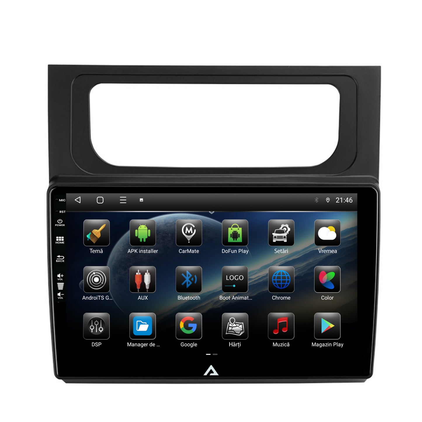 Navigatie Volkswagen Touran (2010-2016), Android, P-Octacore / 2GB RAM + 32GB ROM, 10.1 Inch - AD-BGP10002+AD-BGRKIT042