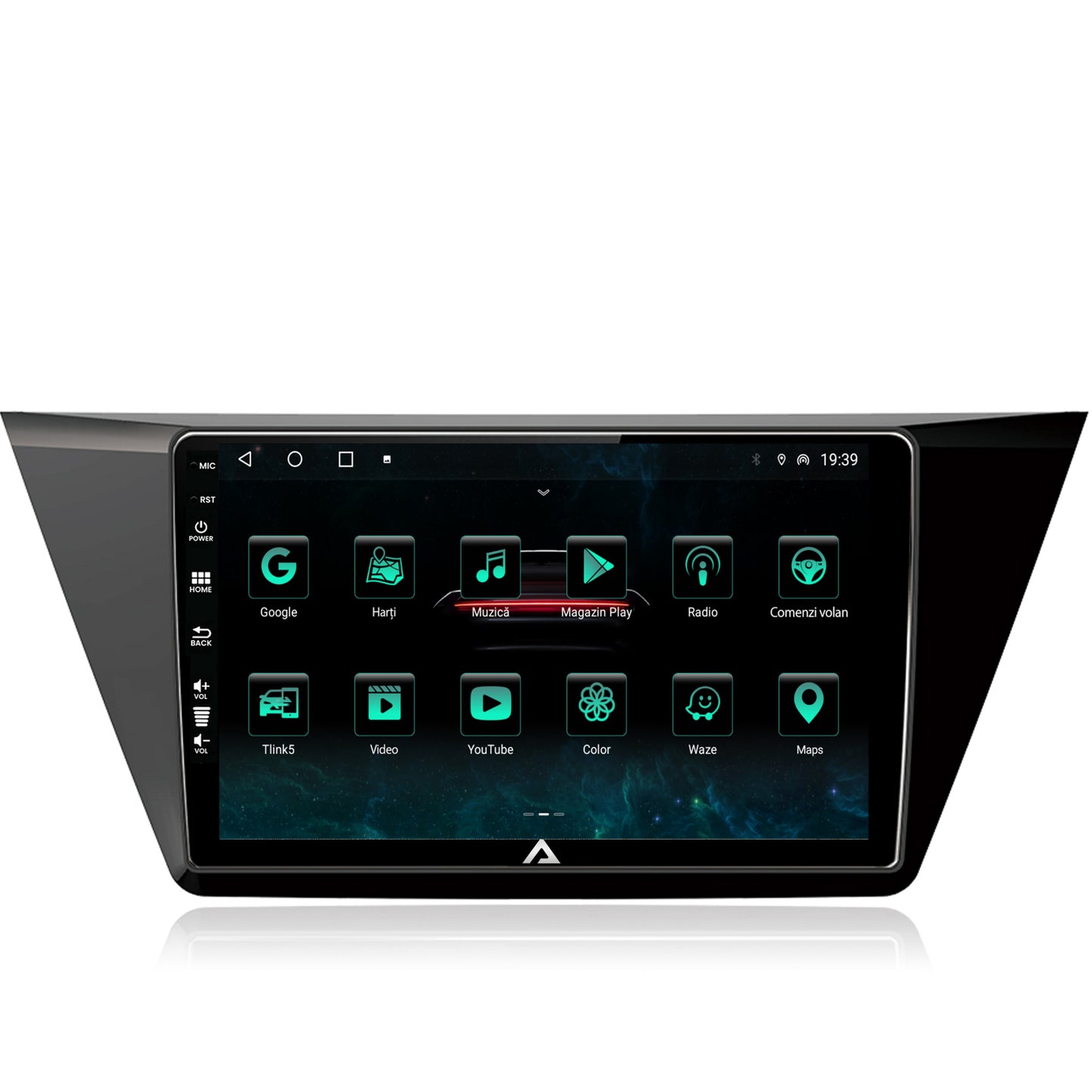 Navigatie Volkswagen Touran (2016+), Android, A-Octacore / 4GB RAM + 64GB ROM, 10.1 Inch - AD-BGA10004+AD-BGRKIT032