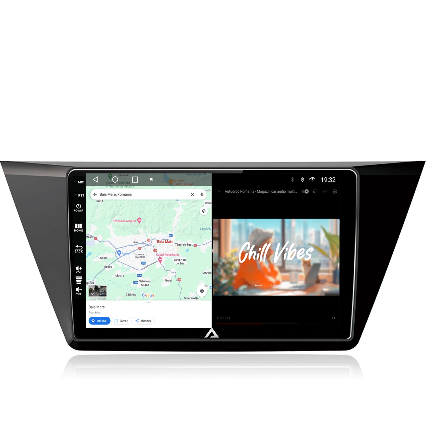 Navigatie Volkswagen Touran (2016+), Android, A-Octacore / 4GB RAM + 64GB ROM, 10.1 Inch - AD-BGA10004+AD-BGRKIT032