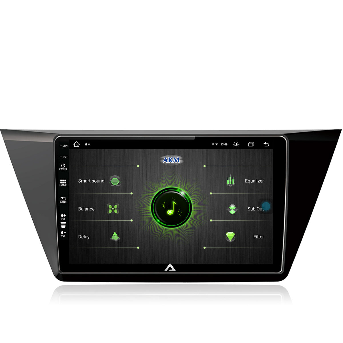 Navigatie Volkswagen Touran (2016+), Android, Z-Octacore / 8GB RAM + 256GB ROM, 10.1 Inch - AD-BGE9008+AD-BGRKIT032