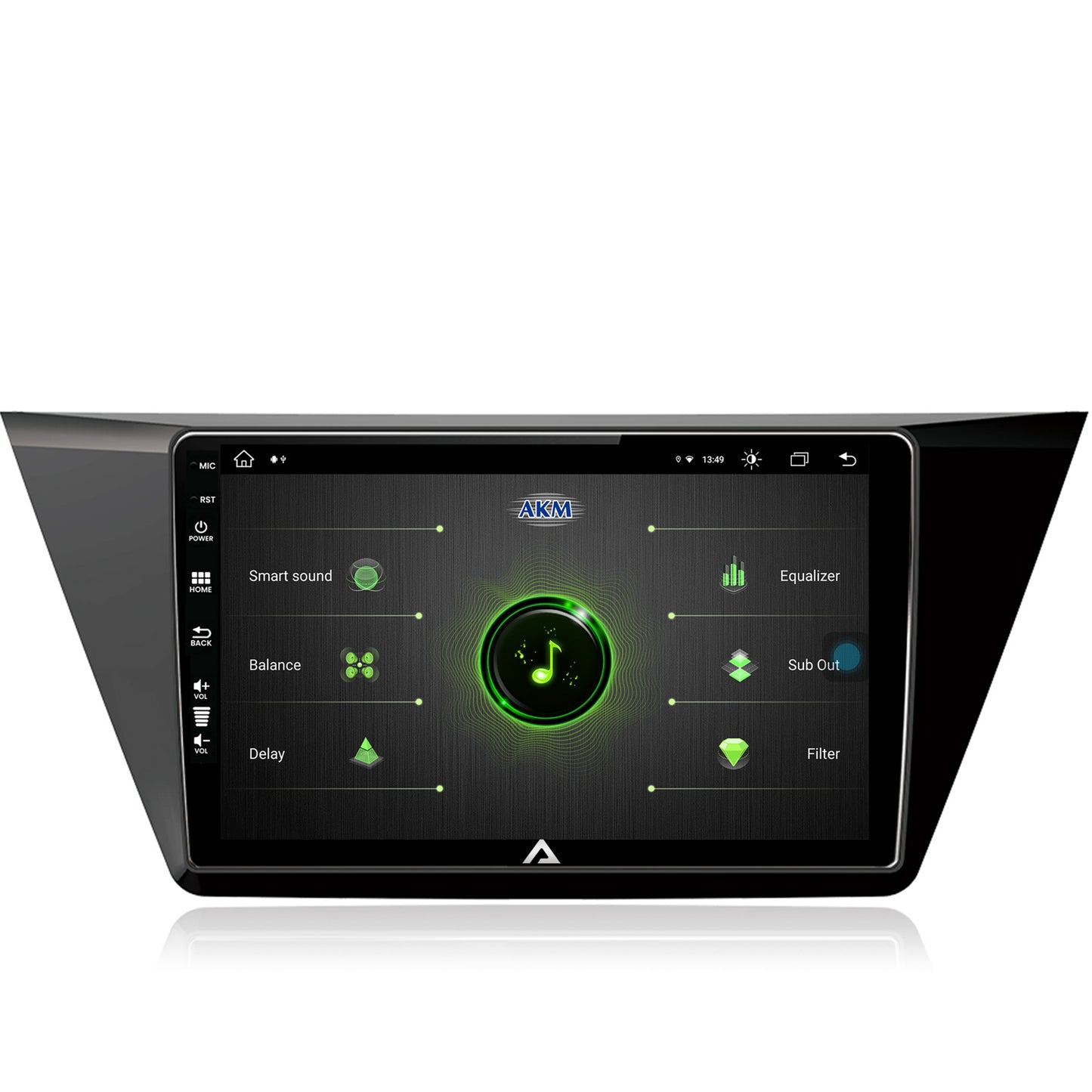 Navigatie Volkswagen Touran (2016+), Android, Z-Octacore / 8GB RAM + 256GB ROM, 10.1 Inch - AD-BGE9008+AD-BGRKIT032