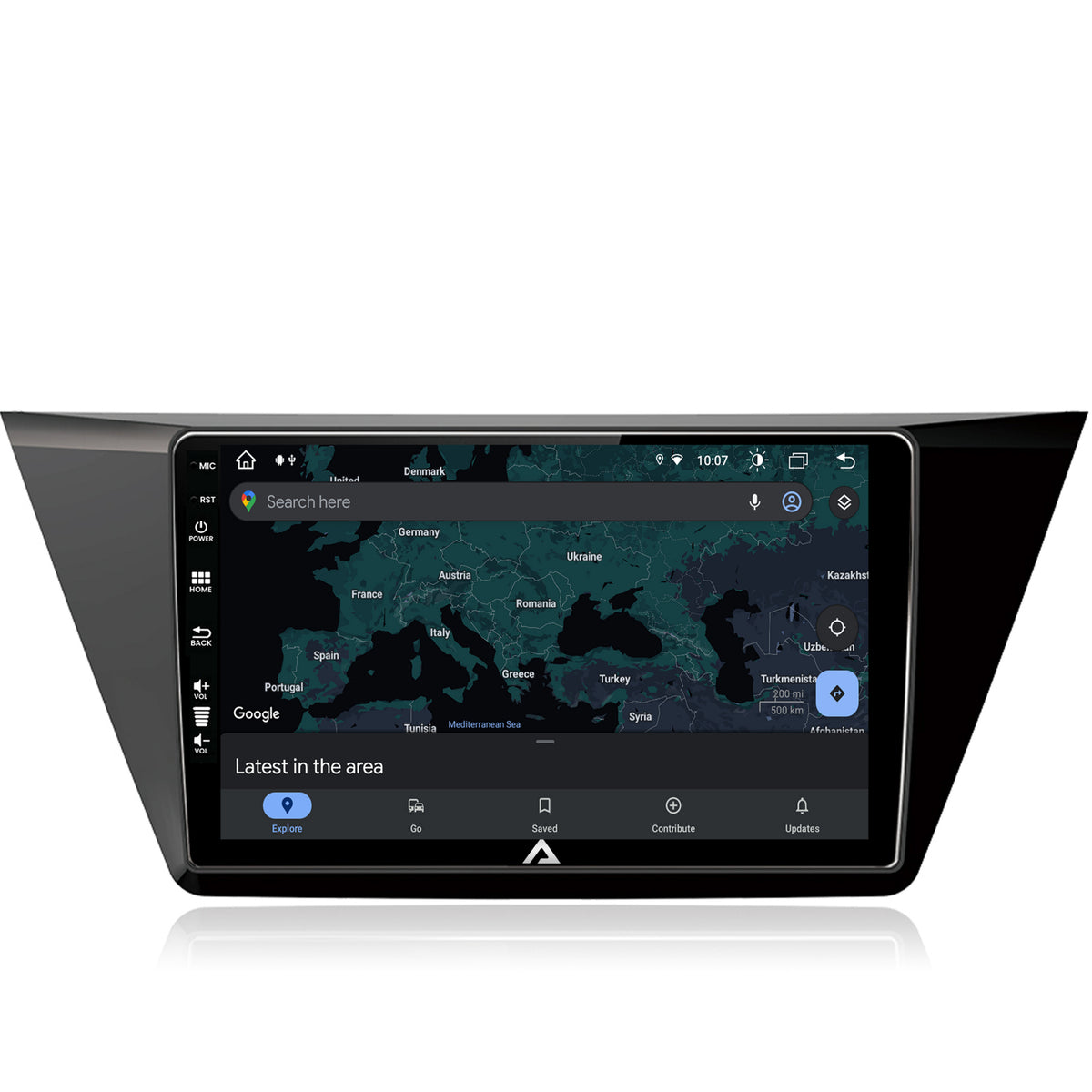 Navigatie Volkswagen Touran (2016+), Android, Z-Octacore / 8GB RAM + 256GB ROM, 10.1 Inch - AD-BGE9008+AD-BGRKIT032