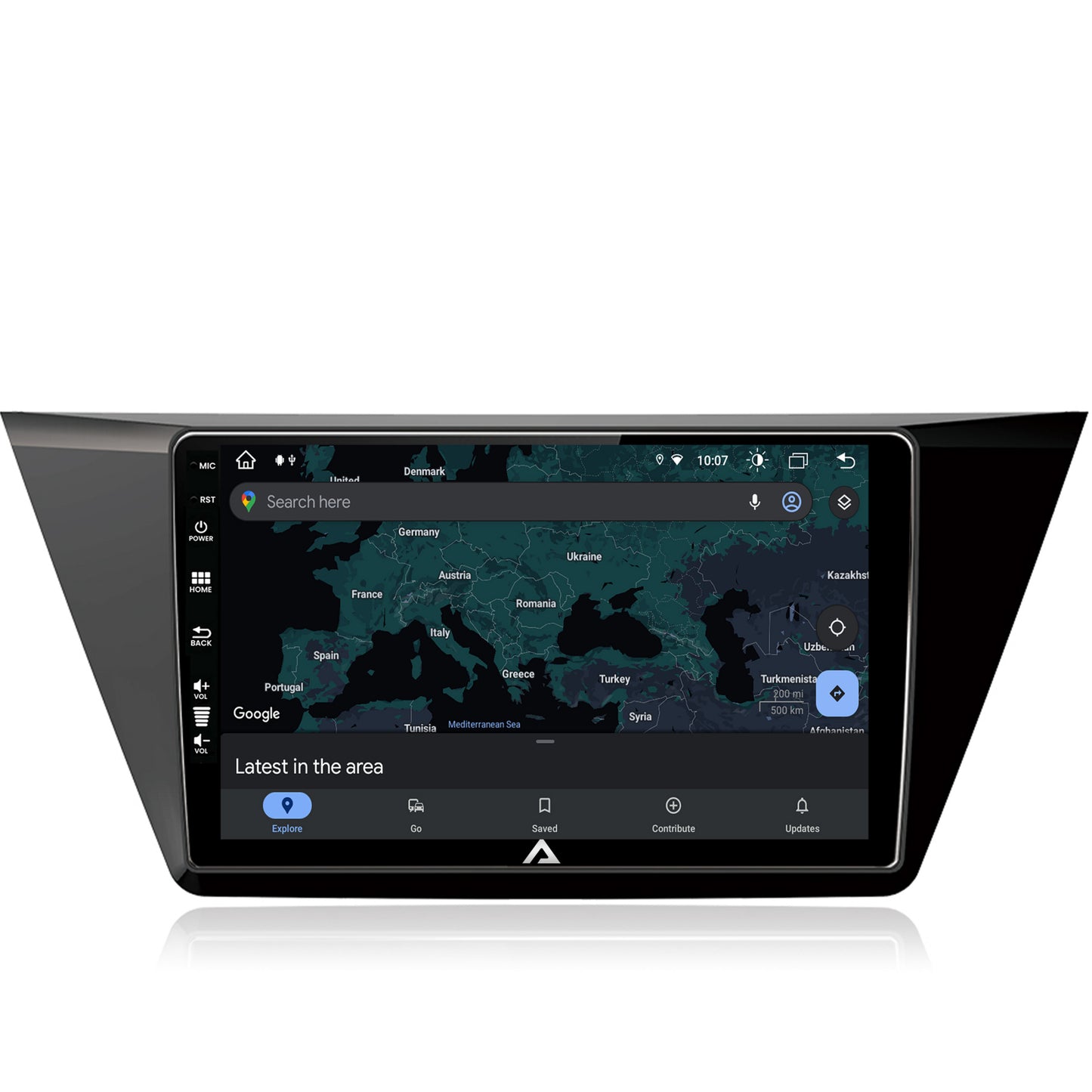Navigatie Volkswagen Touran (2016+), Android, Z-Octacore / 8GB RAM + 256GB ROM, 10.1 Inch - AD-BGE9008+AD-BGRKIT032
