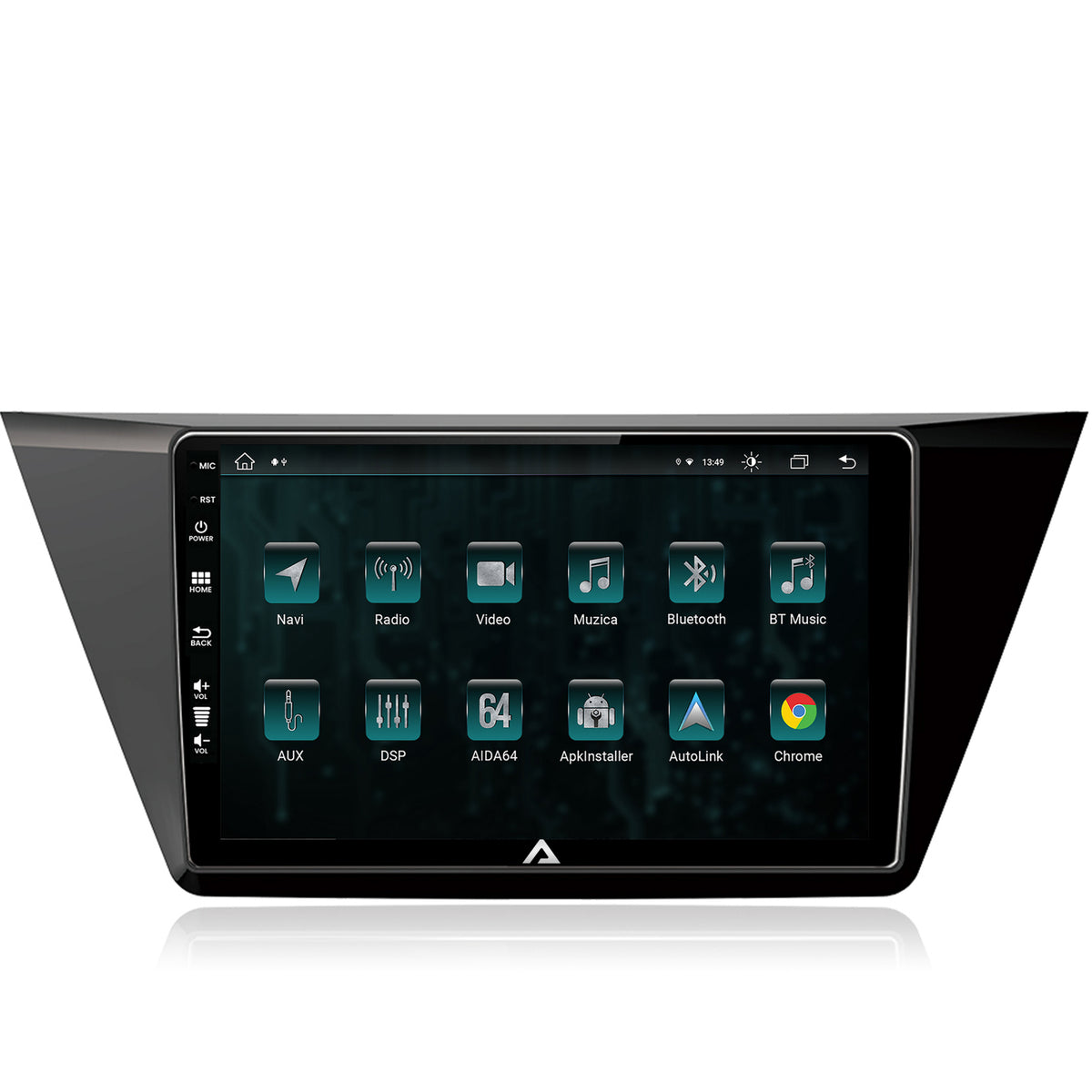 Navigatie Volkswagen Touran (2016+), Android, Z-Octacore / 8GB RAM + 256GB ROM, 10.1 Inch - AD-BGE9008+AD-BGRKIT032