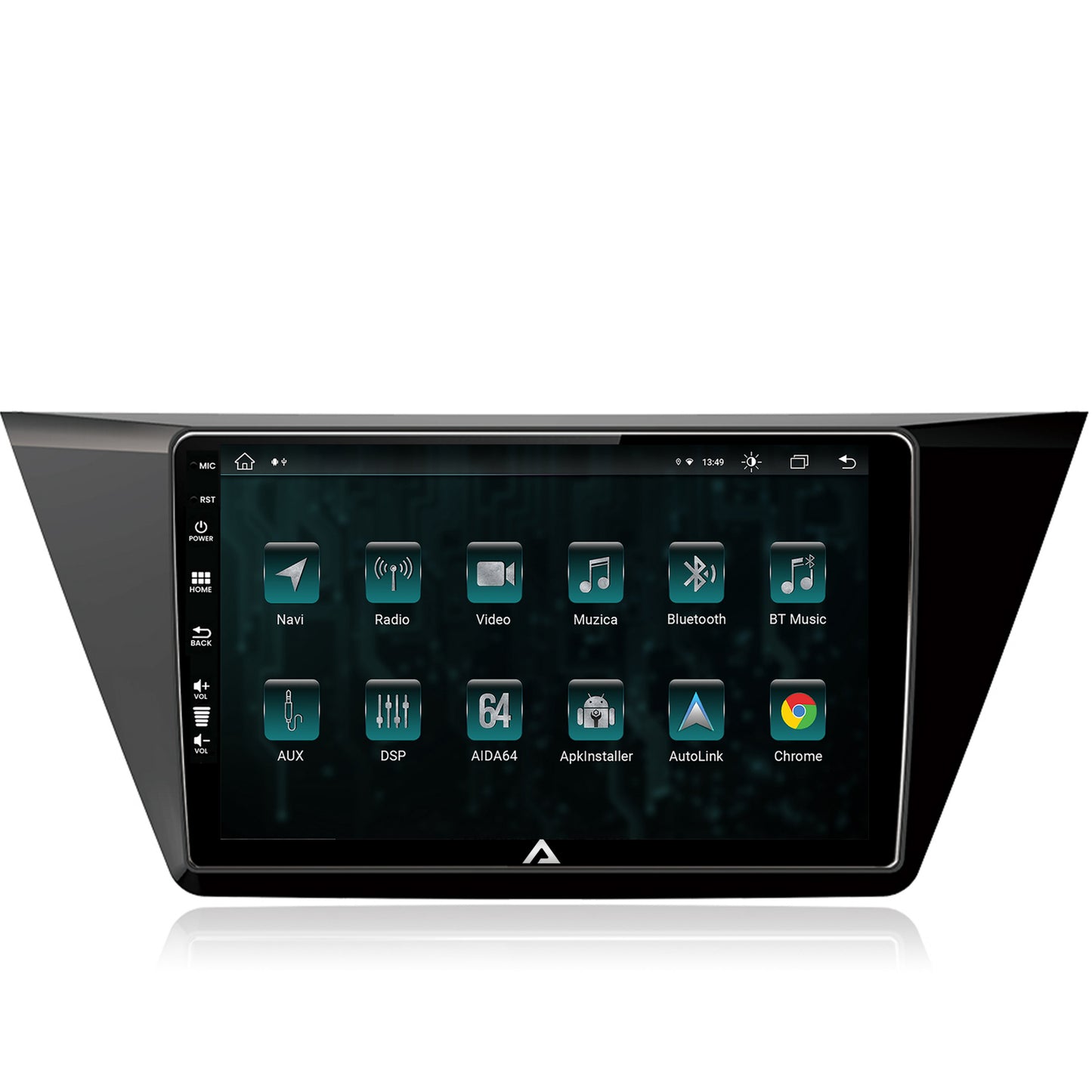 Navigatie Volkswagen Touran (2016+), Android, Z-Octacore / 8GB RAM + 256GB ROM, 10.1 Inch - AD-BGE9008+AD-BGRKIT032