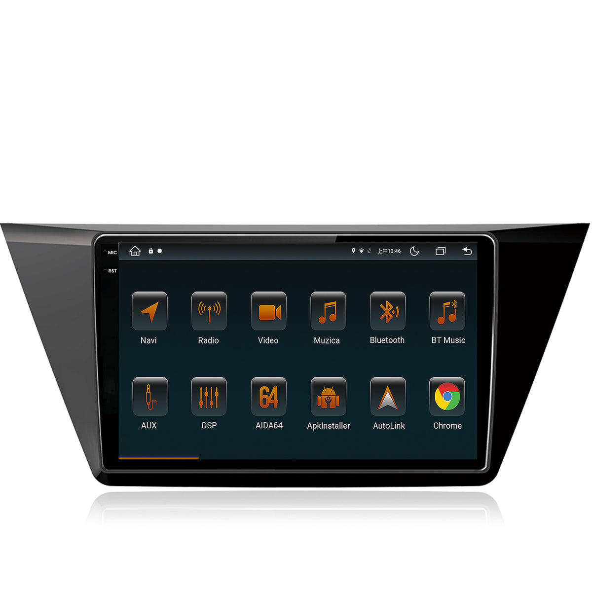 Navigatie Volkswagen Touran (2016+), Android, V-Octacore / 4GB RAM + 64GB ROM, 10.36 Inch - AD-BGV10004+AD-BGRKIT032