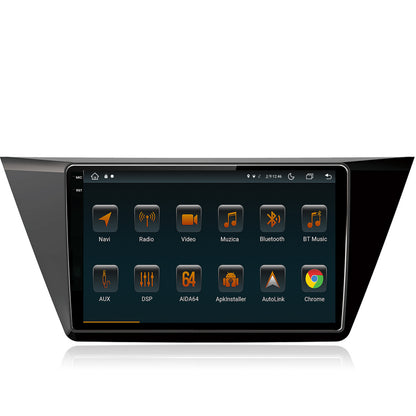 Navigatie Volkswagen Touran (2016+), Android, V-Octacore / 4GB RAM + 64GB ROM, 10.36 Inch - AD-BGV10004+AD-BGRKIT032