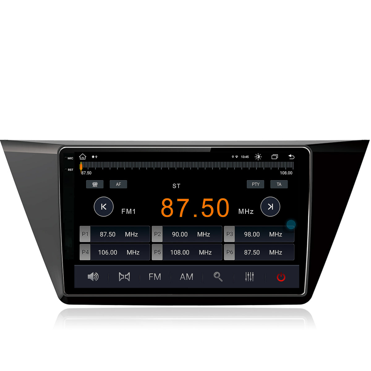 Navigatie Volkswagen Touran (2016+), Android, V-Octacore / 4GB RAM + 64GB ROM, 10.36 Inch - AD-BGV10004+AD-BGRKIT032