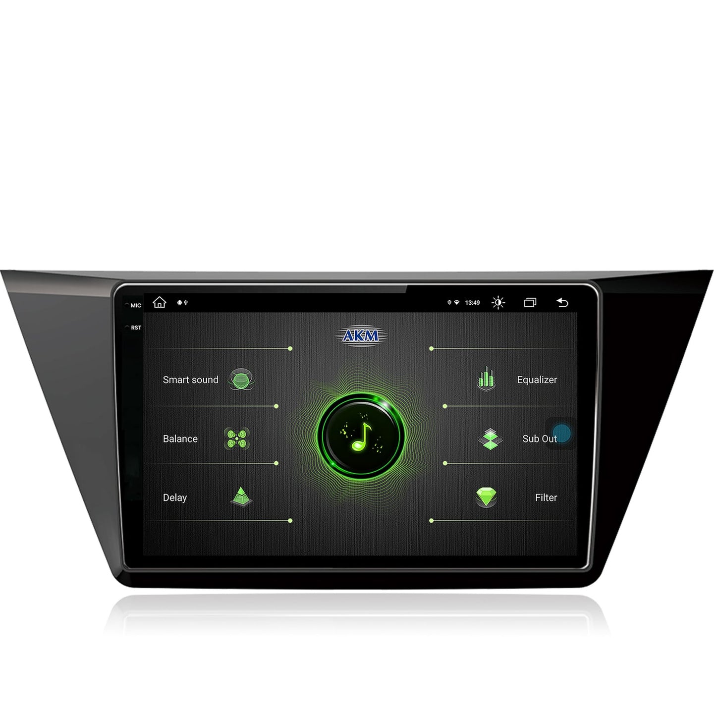 Navigatie Volkswagen Touran (2016+), Android, Z-Octacore / 8GB RAM + 256GB ROM, 10.36 Inch - AD-BGE9008+AD-BGRKIT032