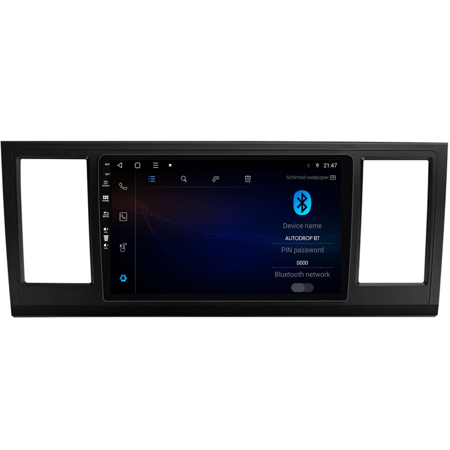 Navigatie Volkswagen Transporter / Caravelle / Multivan T6 (2015+), Android, E-Octacore / 2GB RAM + 32GB ROM, 9 Inch - AD-BGE9002+AD-BGRKIT056V2