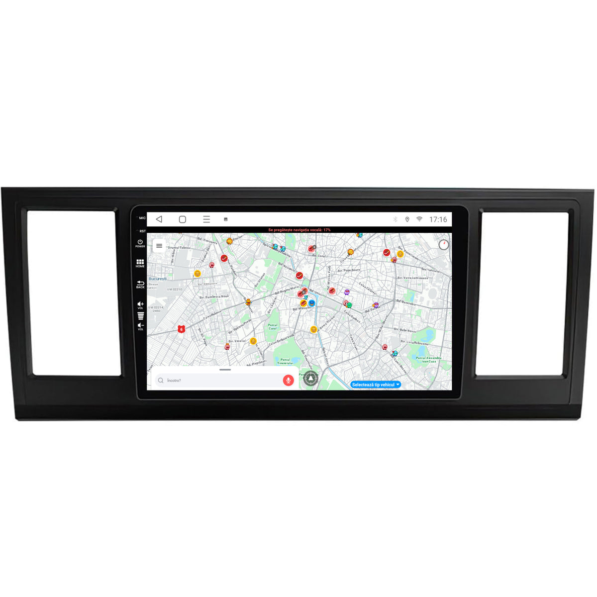 Navigatie Volkswagen Transporter / Caravelle / Multivan T6 (2015+), Android, E-Octacore / 2GB RAM + 32GB ROM, 9 Inch - AD-BGE9002+AD-BGRKIT056V2