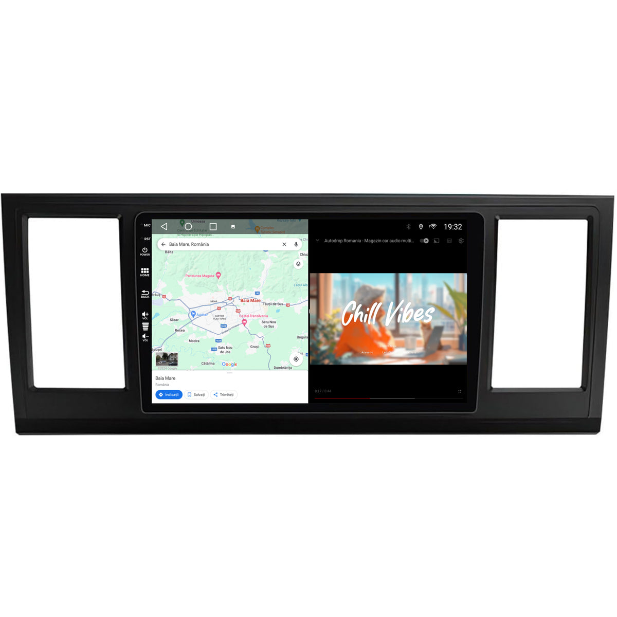 Navigatie Volkswagen Transporter / Caravelle / Multivan T6 (2015+), Android, A-Octacore / 4GB RAM + 64GB ROM, 9 Inch - AD-BGA9004+AD-BGRKIT056V2