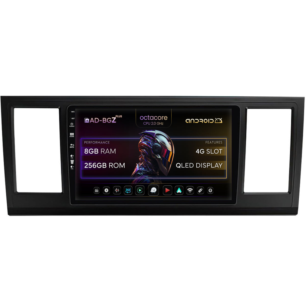 Navigatie Volkswagen Transporter / Caravelle / Multivan T6 (2015+), Android, Z-Octacore / 8GB RAM + 256GB ROM, 10.1 Inch - AD-BGZ9008+AD-BGRKIT056V2