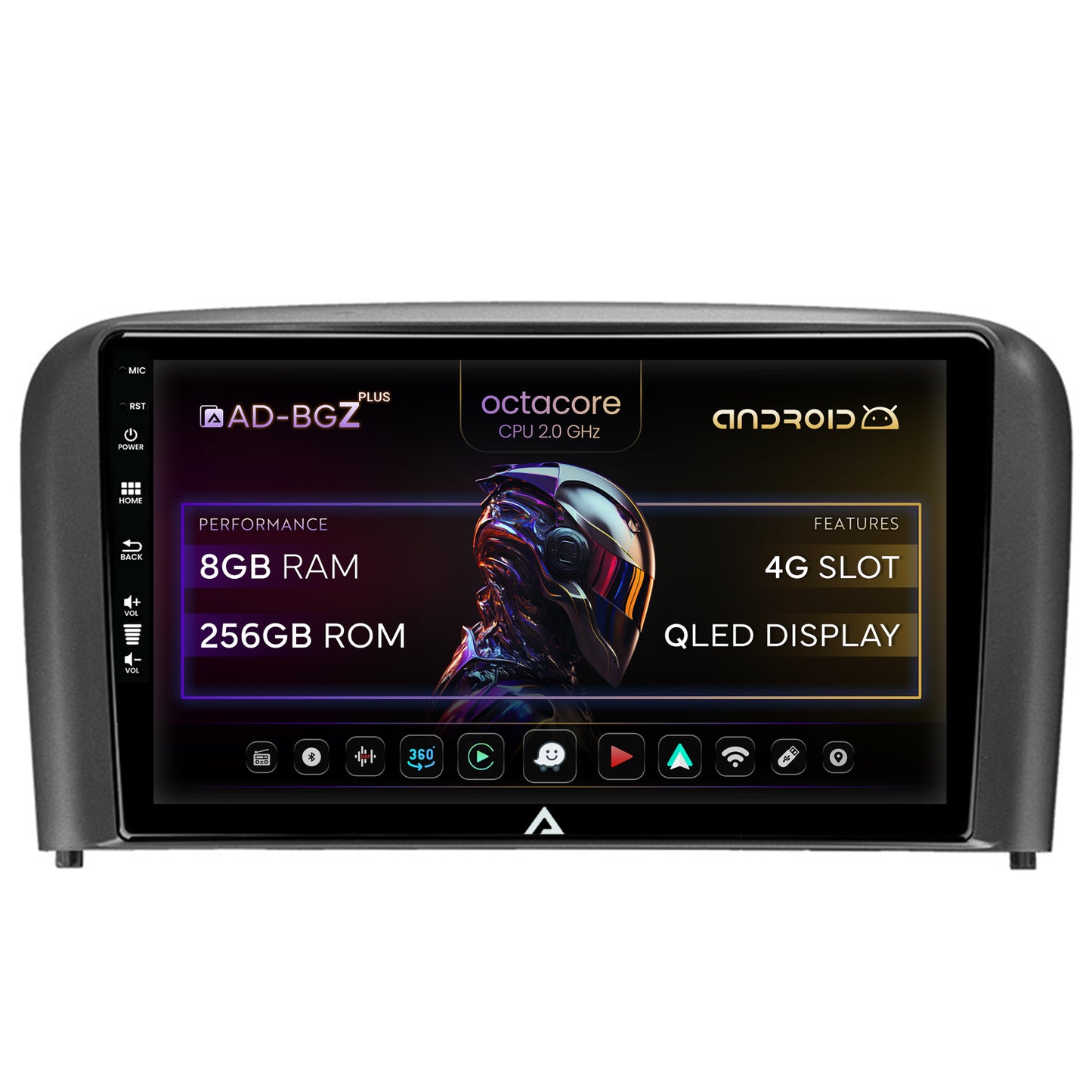 Navigatie Volvo S80 (1998-2004), Android, Z-Octacore / 8GB RAM + 256GB ROM, 9 Inch - AD-BGZ9008+AD-BGRKIT404