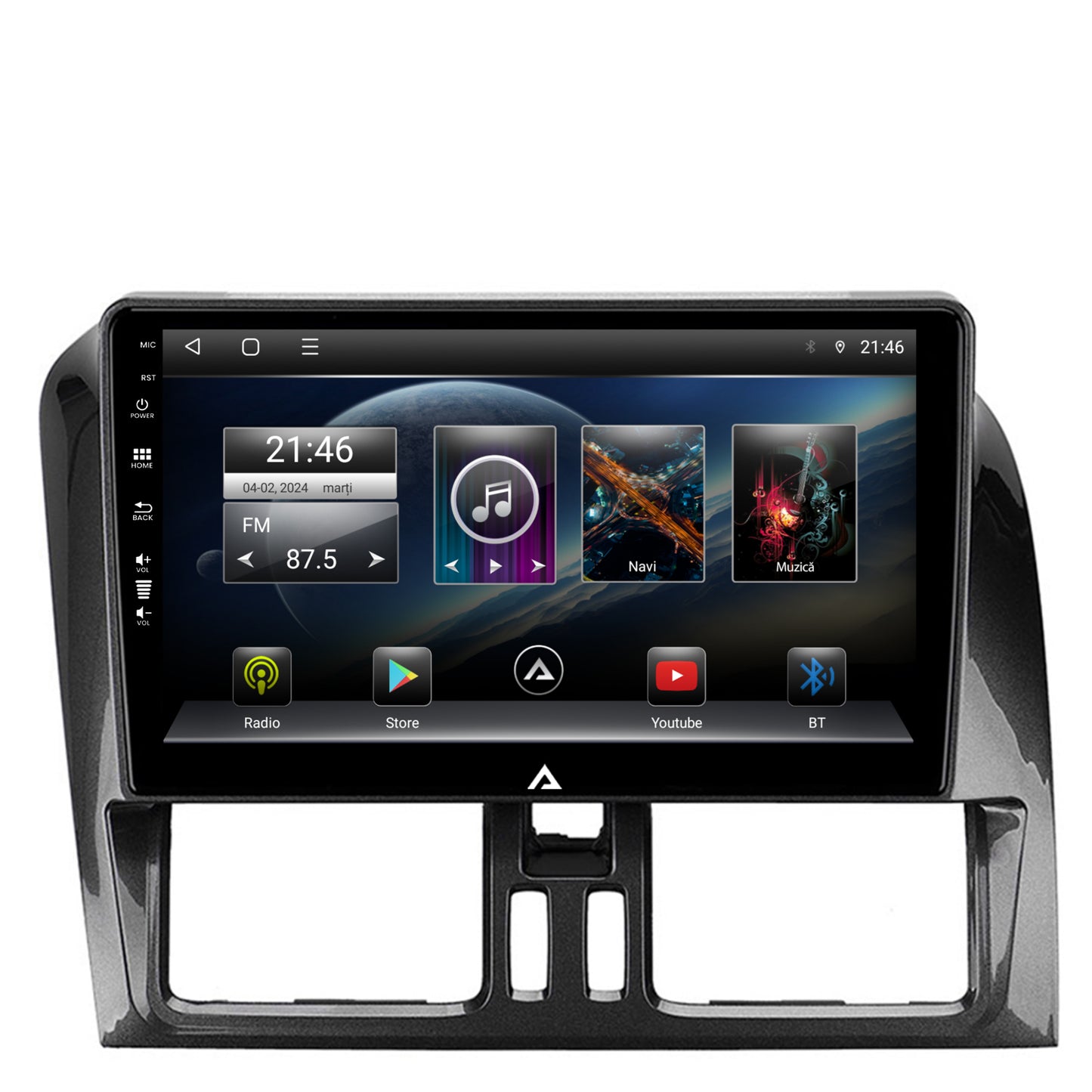 Navigatie Volvo XC60 (2008-2013), Android, E-Octacore / 2GB RAM + 32GB ROM, 9 Inch - AD-BGE9002+AD-BGRKIT400-0813
