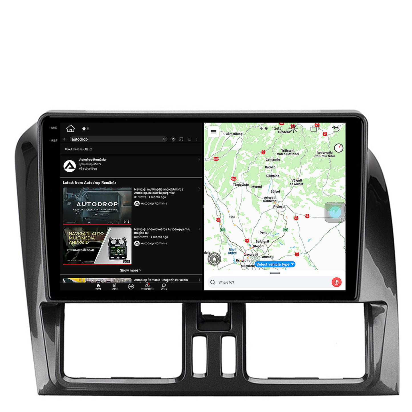 Navigatie Volvo XC60 (2008-2013), Android, V-Octacore / 4GB RAM + 64GB ROM, 9.5 Inch - AD-BGV9004+AD-BGRKIT400-0813