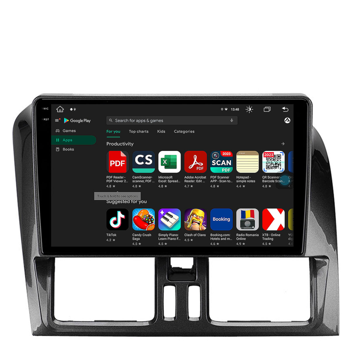 Navigatie Volvo XC60 (2014-2019), Android, V-Octacore / 4GB RAM + 64GB ROM, 9.5 Inch - AD-BGV9004+AD-BGRKIT400-1419