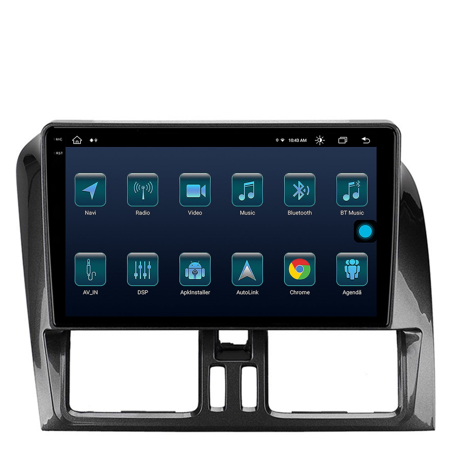 Navigatie Volvo XC60 (2008-2013), Android, X-Octacore / 8GB RAM + 256GB ROM, 9.5 Inch - AD-BGX9008+AD-BGRKIT400-0813