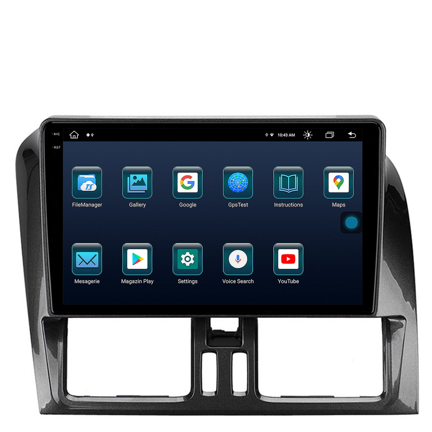 Navigatie Volvo XC60 (2014-2019), Android, X-Octacore / 8GB RAM + 256GB ROM, 9.5 Inch - AD-BGX9008+AD-BGRKIT400-1419