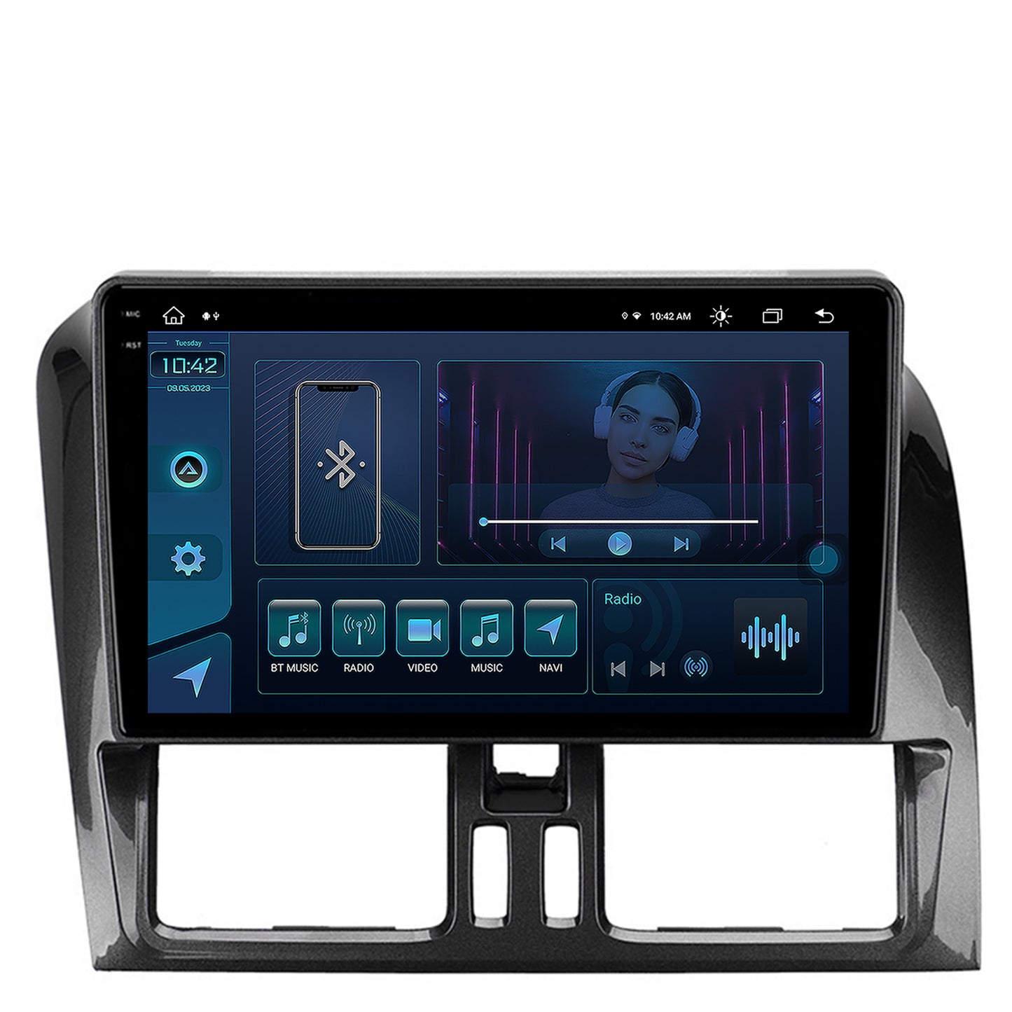 Navigatie Volvo XC60 (2008-2013), Android, X-Octacore / 8GB RAM + 256GB ROM, 9.5 Inch - AD-BGX9008+AD-BGRKIT400-0813
