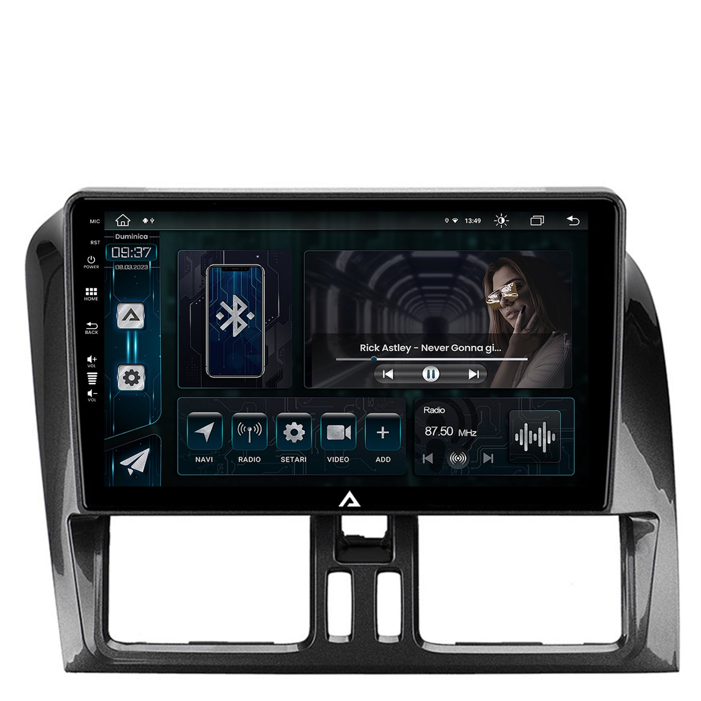 Navigatie Volvo XC60 (2014-2019), Android, Z-Octacore / 8GB RAM + 256GB ROM, 9 Inch - AD-BGZ9008+AD-BGRKIT400-1419