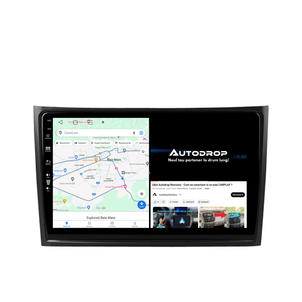 Navigatie Volvo XC90 (2002-2014), Android, E-Octacore / 2GB RAM + 32GB ROM, 10.1 Inch - AD-BGE10002+AD-BGRKIT393
