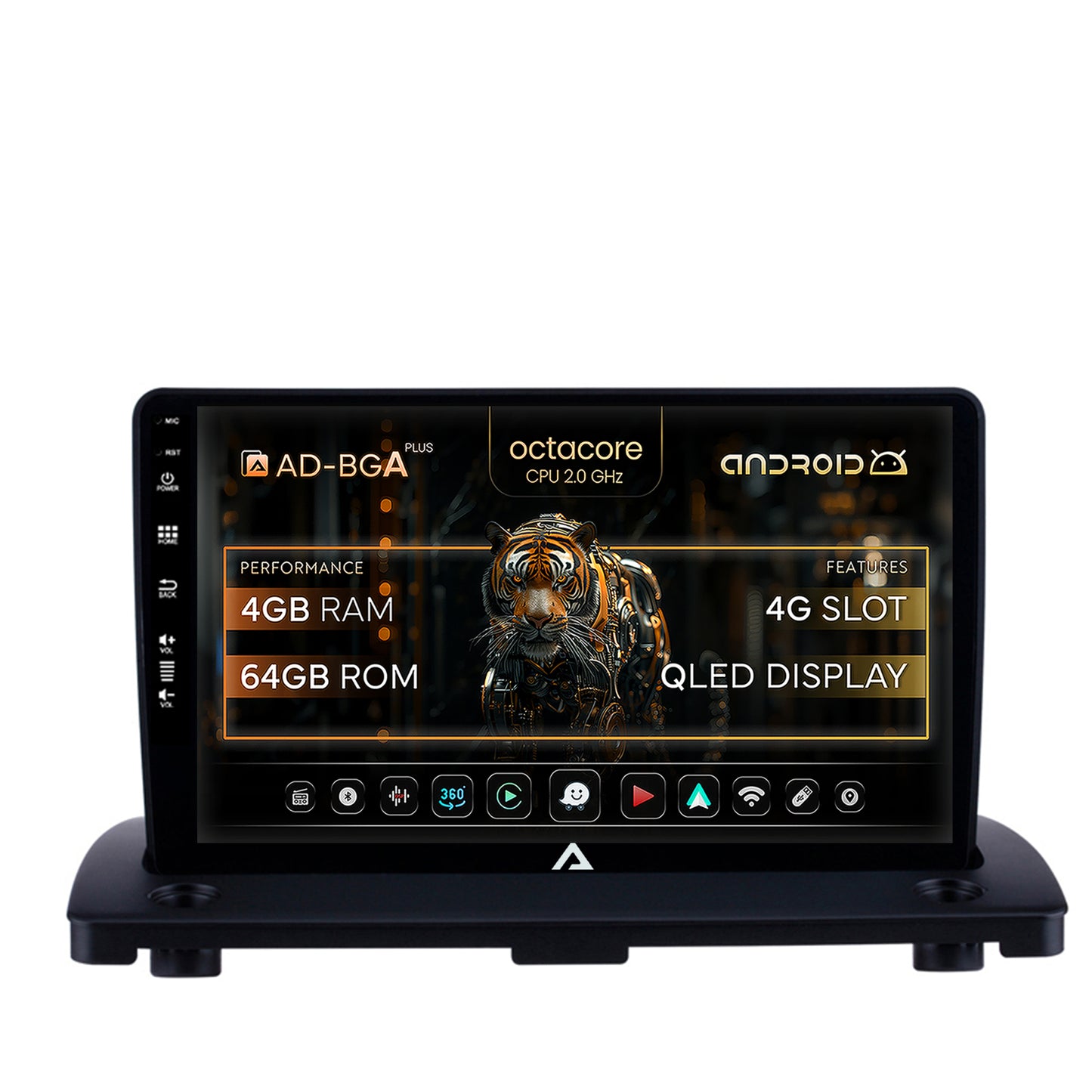 Navigatie Volvo XC90 (2002-2014), Android, A-Octacore / 4GB RAM + 64GB ROM, 9 Inch - AD-BGA9004+AD-BGRKIT402
