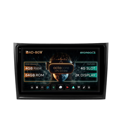 Navigatie Volvo XC90 (2002-2014), Android, V-Octacore / 4GB RAM + 64GB ROM, 10.36 Inch - AD-BGV10004+AD-BGRKIT393