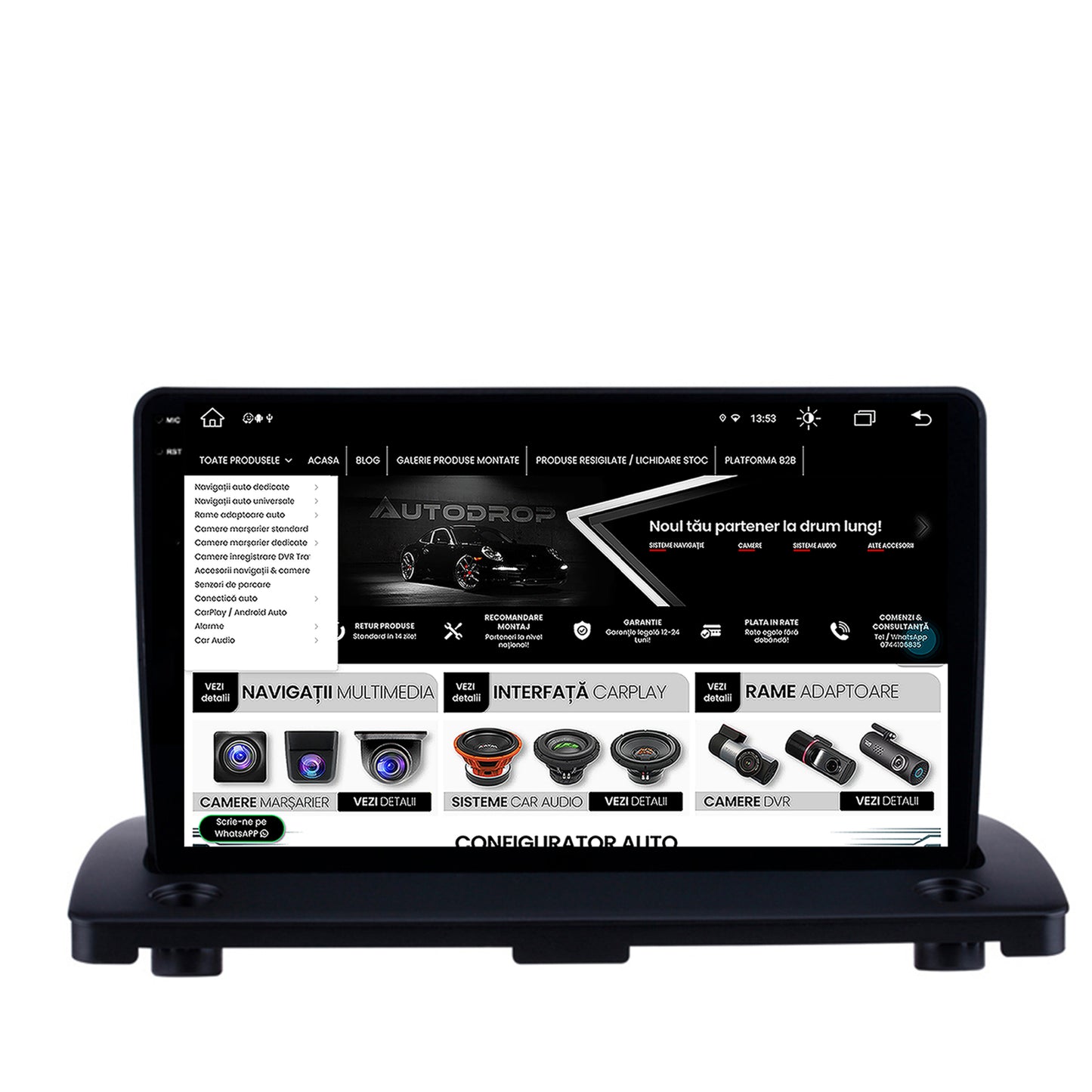 Navigatie Volvo XC90 (2002-2014), Android, V-Octacore / 4GB RAM + 64GB ROM, 9.5 Inch - AD-BGV9004+AD-BGRKIT402