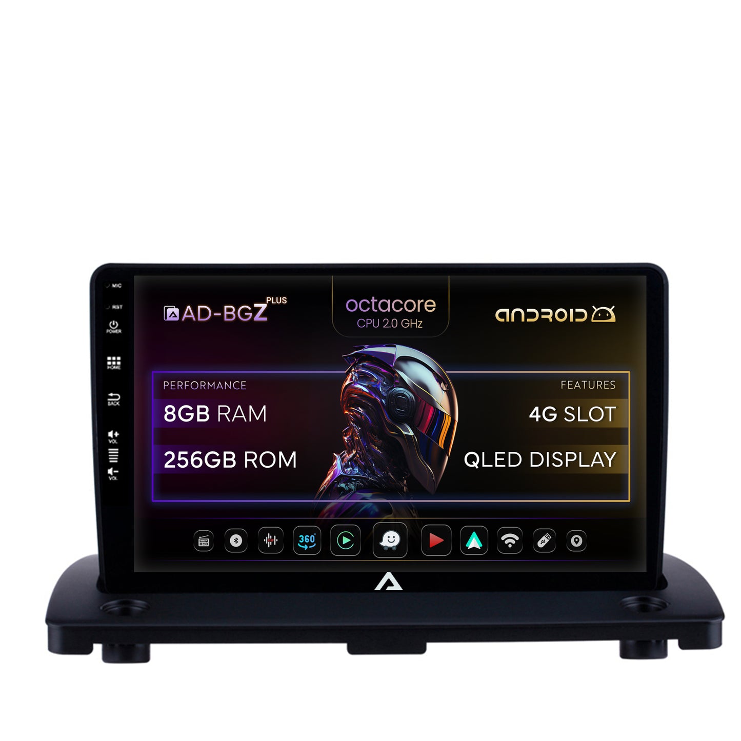 Navigatie Volvo XC90 (2002-2014), Android, Z-Octacore / 8GB RAM + 256GB ROM, 9 Inch - AD-BGZ9008+AD-BGRKIT402